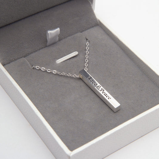 Classic Rectangle Pendant Necklace - Timeless Elegance - furevermama