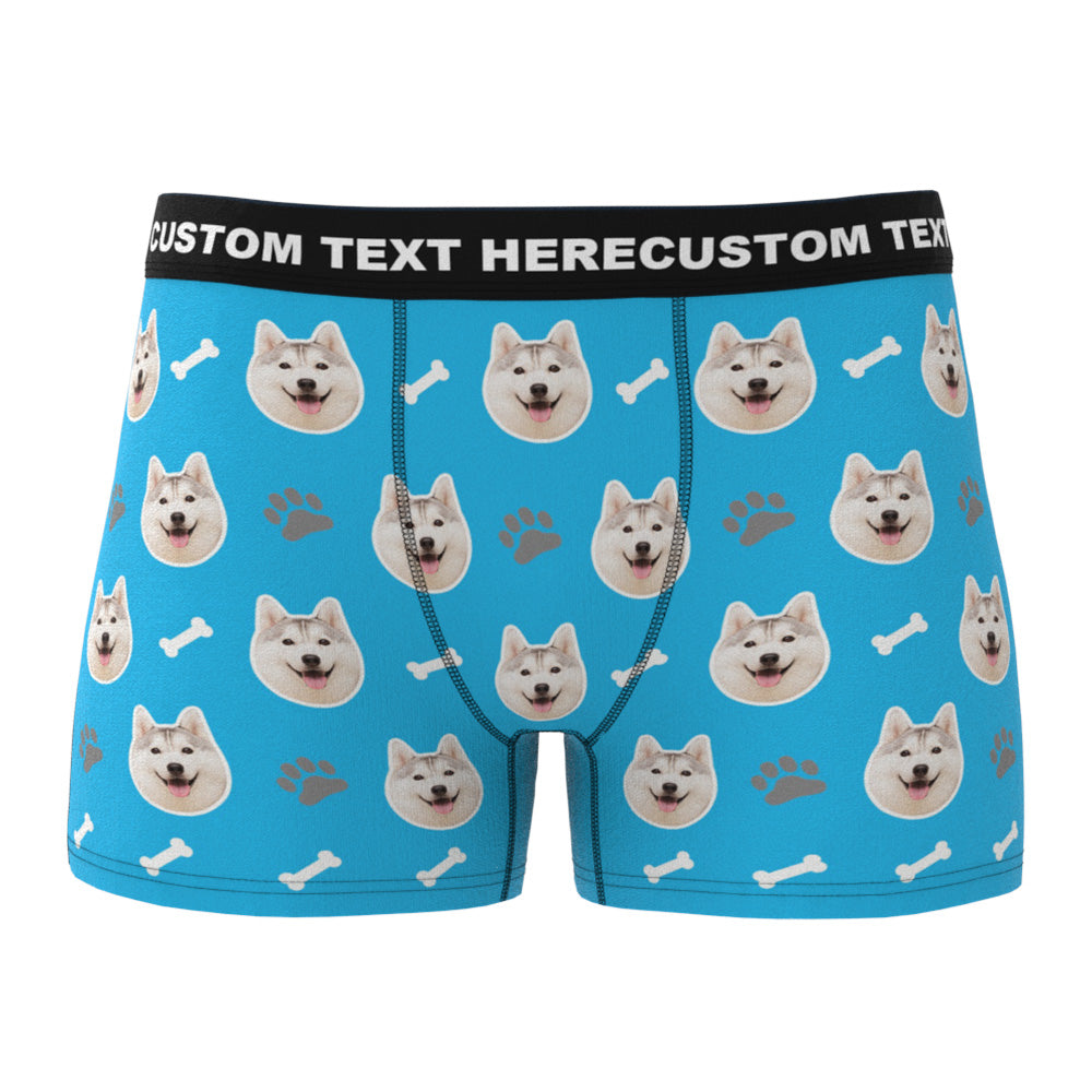 Custom Dog Face Boxers Personalized Men's Underwear - furevermama