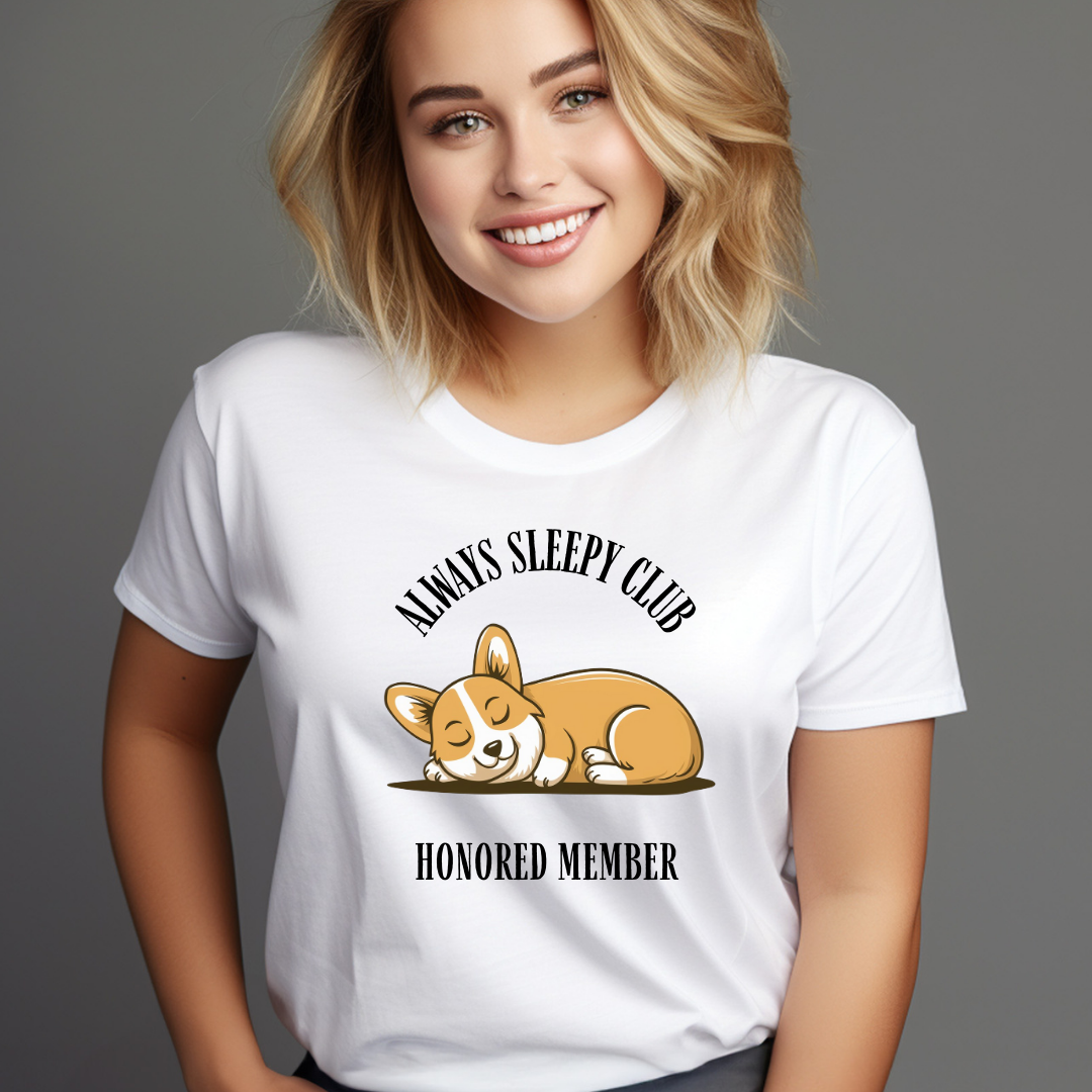 Always Sleepy Club Honored Member Unisex T-Shirt - furevermama
