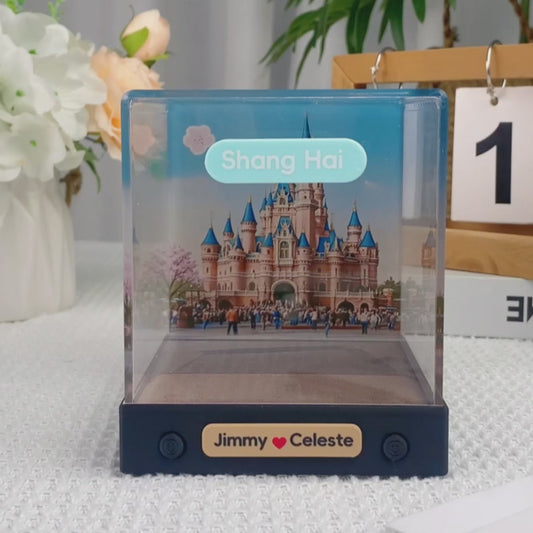 Custom Figure with Decoration Box - Human & Pet Welcome